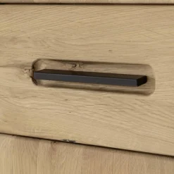 Discount Wohnzimmer Möbelset in Asteiche Hell - Jevedaz (dreiteilig) Wohnwände