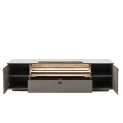 Sale Wohnzimmer Möbelset in Grau - Teorina (dreiteilig) Wohnwände