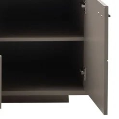 Sale Wohnzimmer Möbelset in Grau - Teorina (dreiteilig) Wohnwände