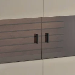 Sale Wohnzimmer Möbelset in Grau - Teorina (dreiteilig) Wohnwände