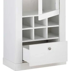 Discount Wohnzimmer Möbelset in weißer Holzoptik Pinie - Liancos (vierteilig) Wohnwände