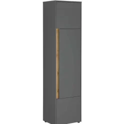 Hot Wohnzimmer Schrank Kombi in Anthrazit - Ahilav (sechsteilig) Wohnwände