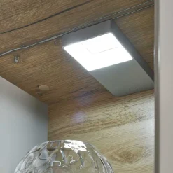 Hot Wohnzimmer Schrank Set in Hellgrau & Zinneiche - Lioscas (vierteilig) Wohnwände