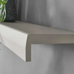 Hot Wohnzimmer Schrank Set in Hellgrau & Zinneiche - Lioscas (vierteilig) Wohnwände