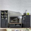 Discount Wohnzimmer Schrankmöbel Kombi - Thumbs (dreiteilig) Wohnwände