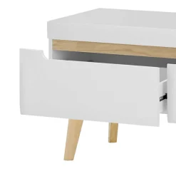 Sale Wohnzimmer Schrankset im Skandi Design - Ginko (vierteilig) Wohnwände