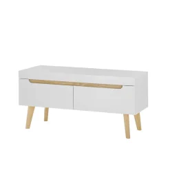 Sale Wohnzimmer Schrankset im Skandi Design - Ginko (vierteilig) Wohnwände