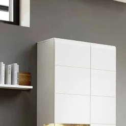 Hot Wohnzimmer Schrankwand Lisepio mit Beleuchtung (fünfteilig) Wohnwände