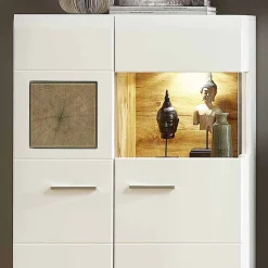 Hot Wohnzimmer Schrankwand Lisepio mit Beleuchtung (fünfteilig) Wohnwände