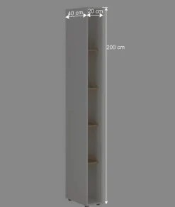 Clearance Wohnzimmer Schränke & Regale Set - Nonessia (sechsteilig) Wohnwände