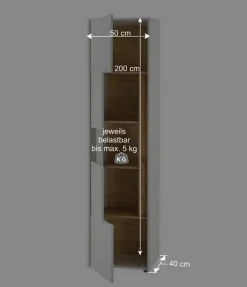 Clearance Wohnzimmer Schränke & Regale Set - Nonessia (sechsteilig) Wohnwände