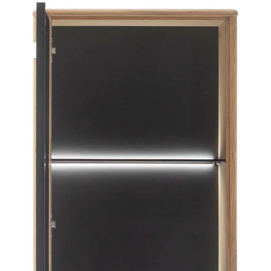 Sale Wohnzimmer Schränke aus Wildeiche & Metall - Flacona (dreiteilig) Wohnwände