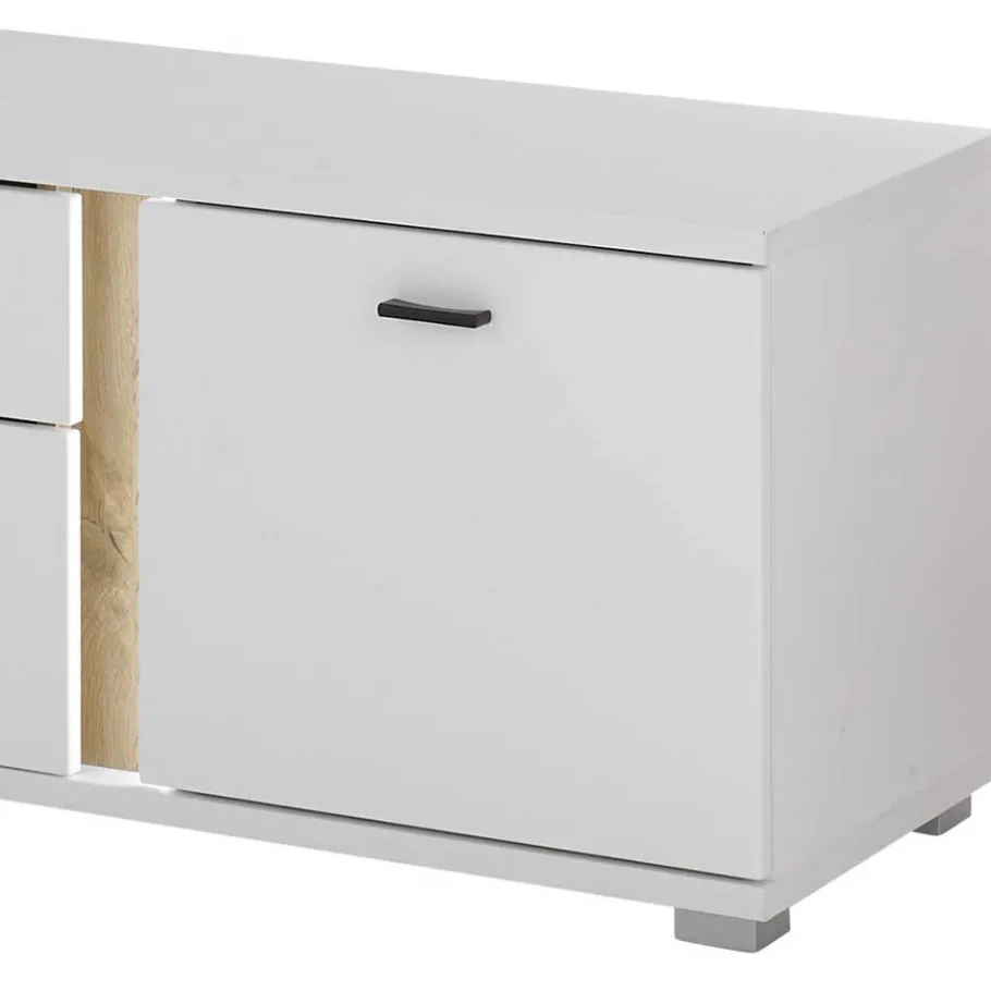 Outlet Wohnzimmer Schränke und Wandboard - Racelyn (vierteilig) Wohnwände