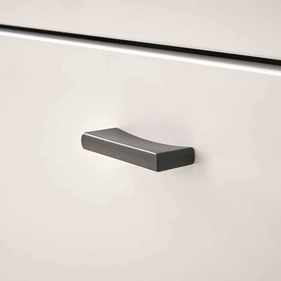 Outlet Wohnzimmer Schränke und Wandboard - Racelyn (vierteilig) Wohnwände