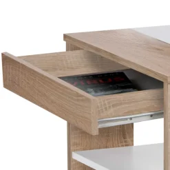 Sale Wohnzimmer Tisch in Weiß & Sonoma-Eiche - Dranico Tische