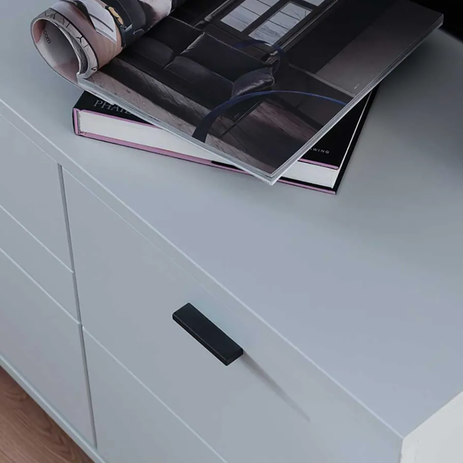 Hot Wohnzimmer TV Anbauwand 270 cm breit - Apulco (dreiteilig) Wohnwände