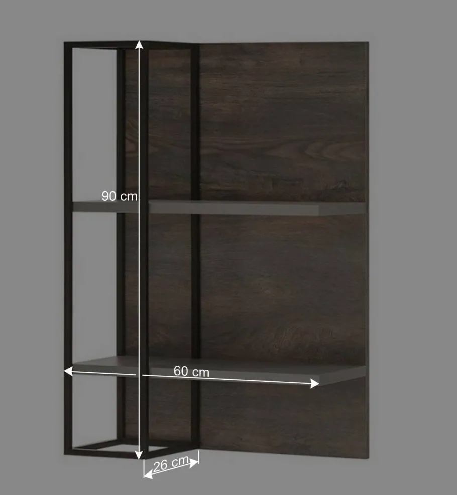 Discount Wohnzimmer TV Anbauwand hängend - Mundo (dreiteilig) Wohnwände