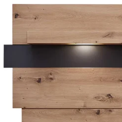 New Wohnzimmer TV Anbauwand in Wildeiche - Kuetra (dreiteilig) Wohnwände