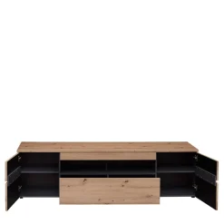 New Wohnzimmer TV Anbauwand in Wildeiche - Kuetra (dreiteilig) Wohnwände