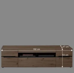 New Wohnzimmer TV Anbauwand in Wildeiche - Kuetra (dreiteilig) Wohnwände