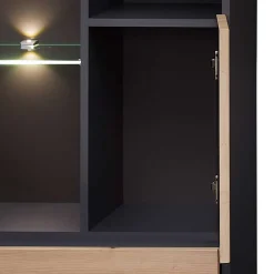 New Wohnzimmer TV Anbauwand in Wildeiche - Kuetra (dreiteilig) Wohnwände