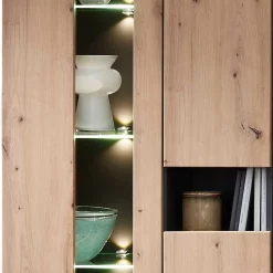 New Wohnzimmer TV Anbauwand in Wildeiche - Kuetra (dreiteilig) Wohnwände