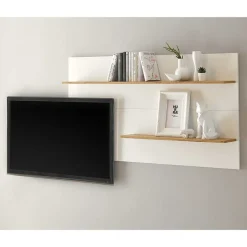New Wohnzimmer Wandregal & TV Board - Nonessia (zweiteilig) Wohnwände