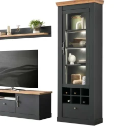 Online Wohnzimmer Wohnwand - Landhaus modern - Lionel (vierteilig) Wohnwände