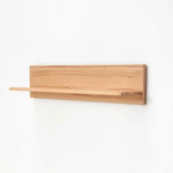 Clearance Wohnzimmer Wohnwand Athias aus Kernbuche (vierteilig) Wohnwände