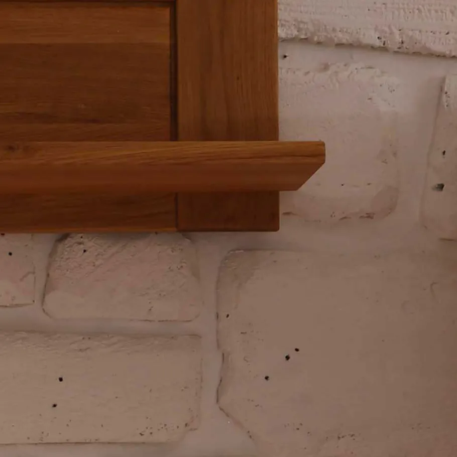 Discount Wohnzimmer Wohnwand Ladressa aus Wildeiche geölt und gewachst (vierteilig) Wohnwände