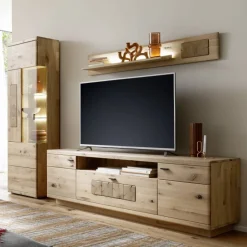 Online Wohnzimmer Wohnwandmöbel Set - Losiamos (dreiteilig) Wohnwände