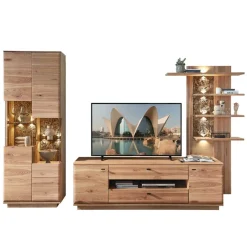 Outlet Wohnzimmereinrichtung Wohnwand Set - Cassna (dreiteilig) Wohnwände