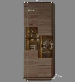 Outlet Wohnzimmereinrichtung Wohnwand Set - Cassna (dreiteilig) Wohnwände