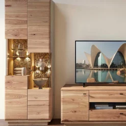 Outlet Wohnzimmereinrichtung Wohnwand Set - Cassna (dreiteilig) Wohnwände