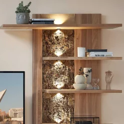 Outlet Wohnzimmereinrichtung Wohnwand Set - Cassna (dreiteilig) Wohnwände