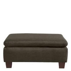 Sale Wohnzimmerhocker in Dunkelbraun - Faith Hocker