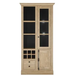 New Wohnzimmer-Landhausmöbel Set - Hengas (vierteilig) Wohnwände