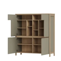 Discount Wohnzimmermöbel Kombi - Scandi Chic - Promo (vierteilig) Wohnwände