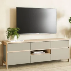 Discount Wohnzimmermöbel Kombi - Scandi Chic - Promo (vierteilig) Wohnwände