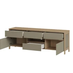 Discount Wohnzimmermöbel Kombi - Scandi Chic - Promo (vierteilig) Wohnwände