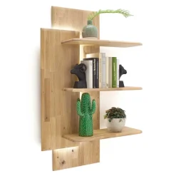 Wohnzimmermöbel Set aus Holz - Destal (dreiteilig) Wohnwände