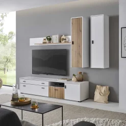 Discount Wohnzimmerschrank Kombi modern - Nenaloro (vierteilig) Wohnwände
