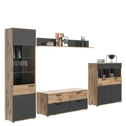 Wohnzimmerschränke & Regal - TV Wand - Lucios (vierteilig) Wohnwände