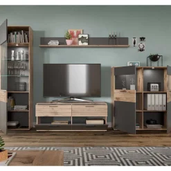 Wohnzimmerschränke & Regal - TV Wand - Lucios (vierteilig) Wohnwände