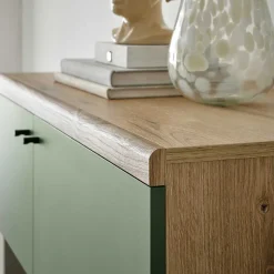 Best Wohnzimmerschränke & Regal in Graugrün - Oliva (vierteilig) Wohnwände