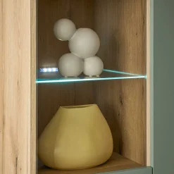 Best Wohnzimmerschränke & Regal in Graugrün - Oliva (vierteilig) Wohnwände