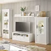 Discount Wohnzimmerschränke & Wandboard Set - Liancos (vierteilig) Wohnwände