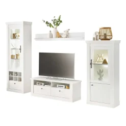Discount Wohnzimmerschränke & Wandboard Set - Liancos (vierteilig) Wohnwände