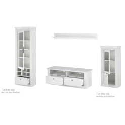 Discount Wohnzimmerschränke & Wandboard Set - Liancos (vierteilig) Wohnwände