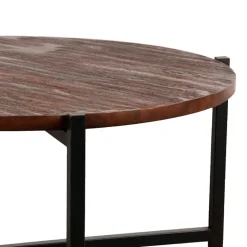 Online Wohnzimmertisch aus Mangoholz in Dunkelbraun - Valuta Tische